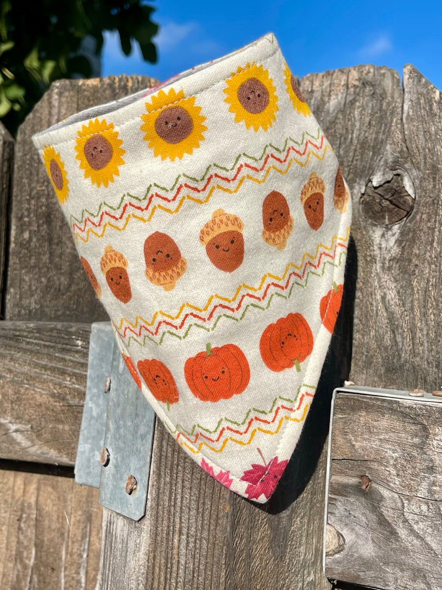 thumbnail image 2 of Spooky Pumpkin Halloween Dog Bandana - Dudiedog 2 of 13