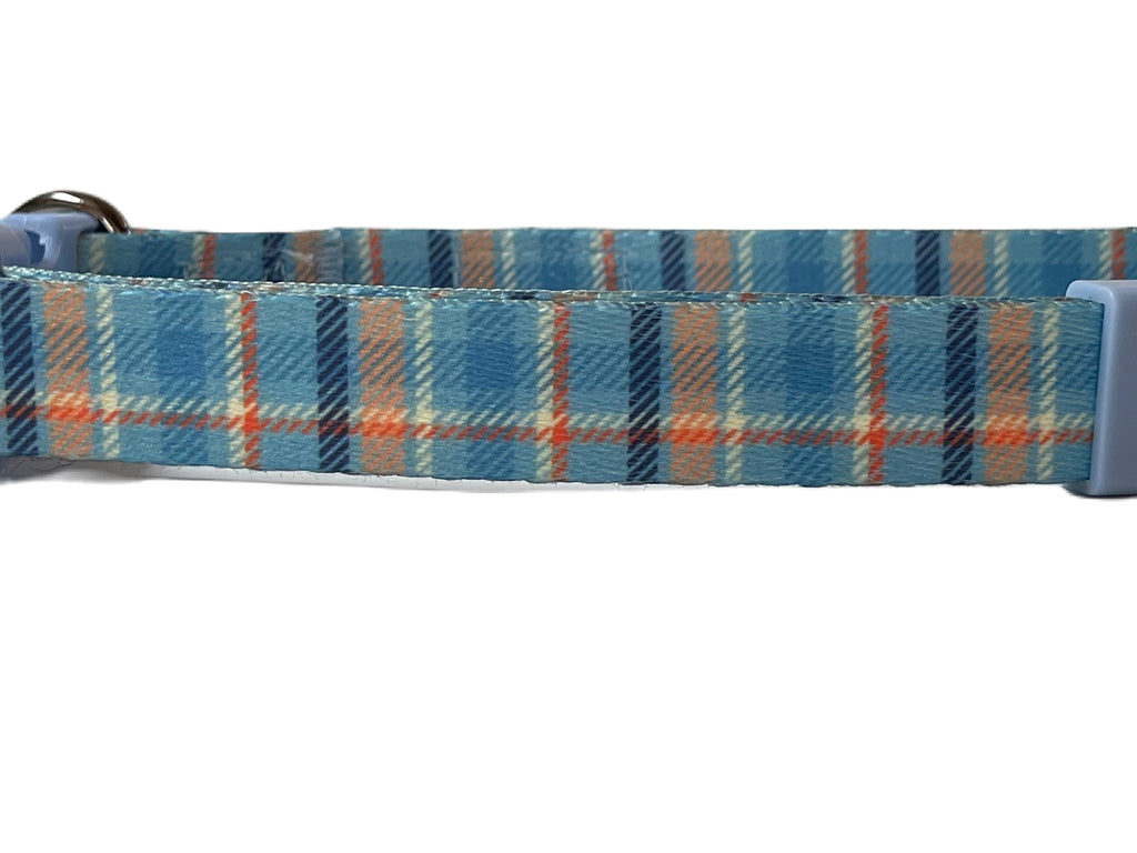 Unique and eye-catching dog collars with a fun and classic tartan design.