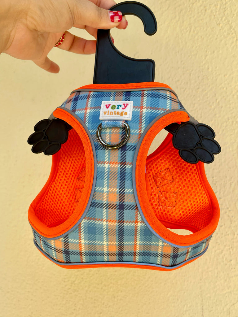 Stylish dog harness perfect for fashionable pets.