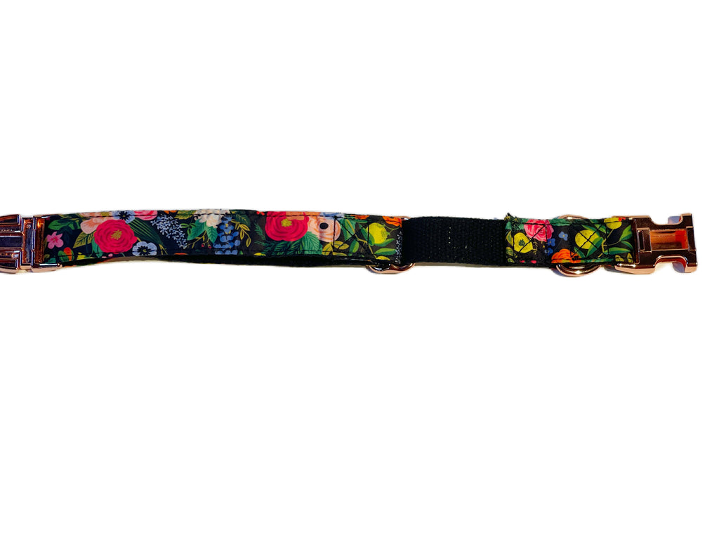 durable and safe cotton dog collar for girl dogs