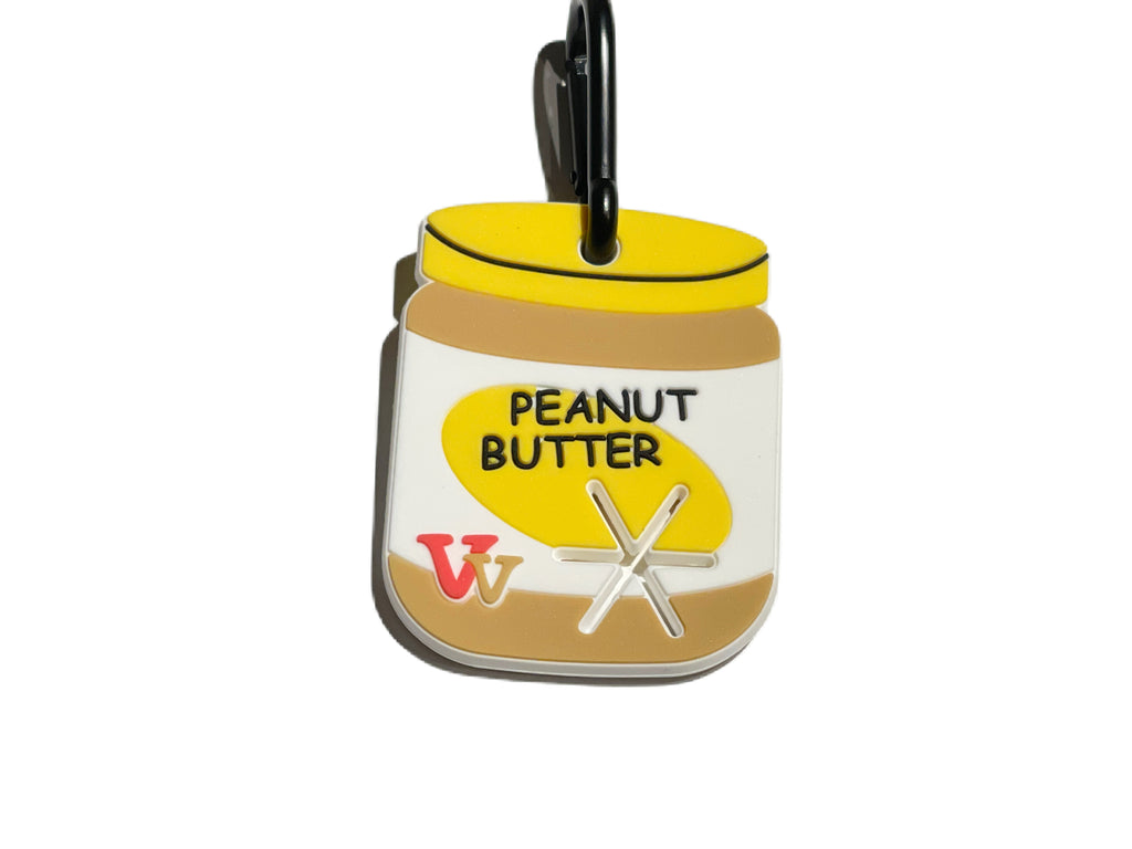 peanut butter jar silicone dog waste bag holder or carrier